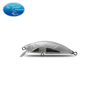 Japanese-Style Subsurface Minnow Stainless Steel DIY Lure Blank 51cm/38g Transparent Live Bait Fish – Minnow – view 1