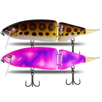 ABS Hard Lure Bait Floating Swimbait 165mm 60g / 135mm 33g Multi-segment Bass Artificial Bait 1~17 Colors – Soft Lure – view 1