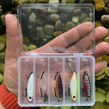 Factory Wholesale Stainless Steel Micro Floating Pencil 48mm 2g Artificial Hard Bait Topwater Lure Hooks for Bass Fishing – Popper – view 1
