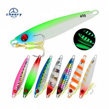CHEERY Lure Red-Eye Small Metal Jig Artificial Hard Bait Spanish Mackerel Black Bass 20g 30g 40g with Hook Stock Wholesale – Metal Jig – view 1