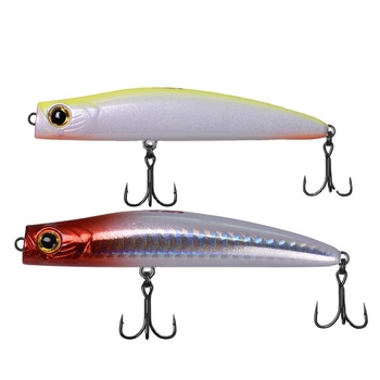 Stainless Steel Lure 75mm 135g 85mm 19g Sinking Twitching Flat-Head Pencil Artificial Hard Bait for Snakehead – Pencil – view 1