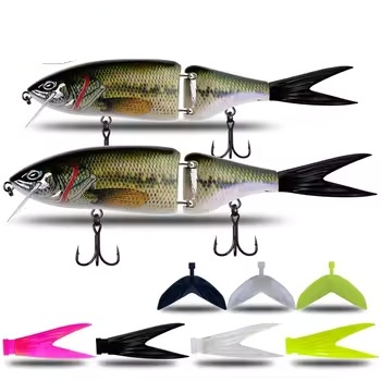 Lure Fishing Bait Floating Multi-segment Swimbait Stainless Steel 185mm 70g / 220mm 115g Bass Artificial Hard Bait – Soft Lure – view 1