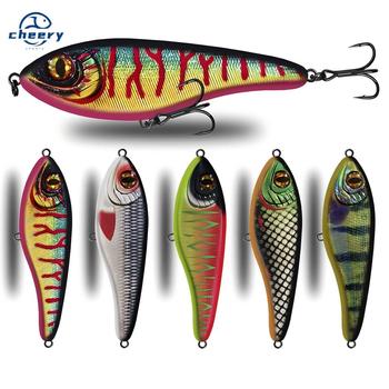 CHEERY Submersible Vibrating Sinking Biomimetic Fish Lure 105cm 12cm Stainless Steel Slow-Sinking Artificial Hard Bait – Hard Lure – view 1