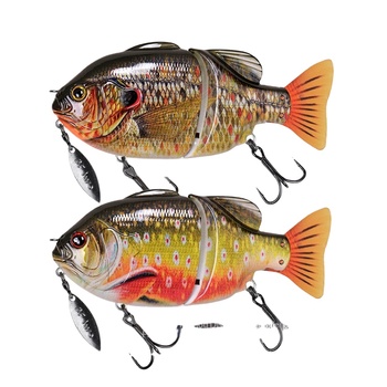 Plastic Artificial Hard Bait Lure Multi-segment Simulation Bait Freshwater Bass Floating 140mm/120mm – Hard Lure – view 1