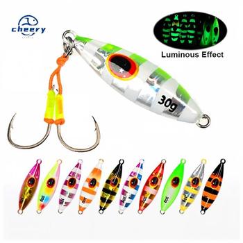 CHEERY Little Bee Deep-Sea Iron Plate Sea Fishing Artificial Hard Bait Slow-Sinking Slow-Rolling Jig 20g-120g Lure – Metal Jig – view 1