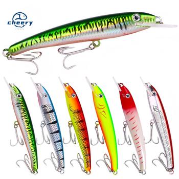 CHEERY Deep Diving Minnow Artificial Hard Bait Lure 30g 44g Sea Fishing Bionic Lure for Saltwater Fish Wholesale ABS – Minnow – view 1