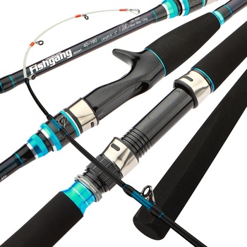 Ginkgo Boat Fishing Lure Rod with Luminous Solid Tip for Slow Jigging Octopus Target Species Marine Use – Metal Jig – view 1