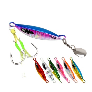 Cross-Border Xiaodoudou Artificial Hard Bait Lure Mini Metal Jig Long-Cast 20g-60g Sea Boat Freshwater Bass Snakehead Imitation – Metal Jig – view 1