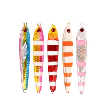 Tuolu Lead Fish Lure 100g-200g Glow-in-the-Dark Sea Fishing Boat Fishing Long-Cast Jig Bait for Saltwater Fish – Metal Jig – view 1