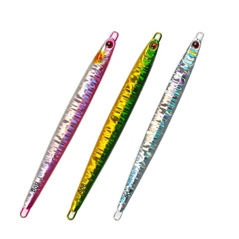Stainless Steel Shore Casting Fast-Sinking Jig Lure 60g 80g Sea Boat Fishing Jigging Lure No Hooks for Yellow Jack Red Snapper – Metal Jig – view 1