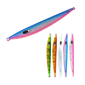 Cross-Border Iron Plate Lure Blade-Shape Deep-Sea Tuna Long-Cast Laser Metal Lead Fish Hard Bait Without Hooks In-Stock – Metal Jig – view 1