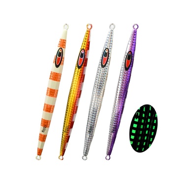 Cross-Border Hot-Selling 3D Printed Luminous Iron Plate Fast-Sinking Artificial Hard Bait Fish Sea Boat Fishing Tuna Mackerel – Hard Lure – view 1