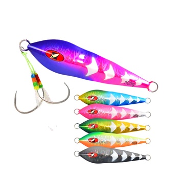 Lure Metal Jig Sea & Boat Fishing Luminous Bare Plate Fast-Sinking Bionic Boat-Shaped Without Hooks – Metal Jig – view 1