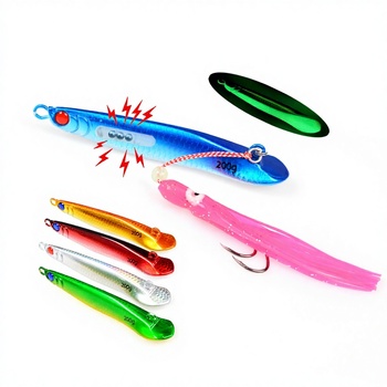 TOLURE TL Laser Gold Dragon Fish Yan Yue Iron Plate 40g-200g Built-in Rattle Beads Biomimetic Sea Fishing Bottom Tossing Long – Lure – view 1