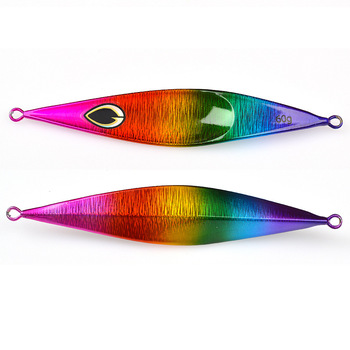 Cross-Border Spoon-Shaped Iron Plate Triangular Concave UV Laser Lure Boat Fishing Sea Fishing Slow-Jigging Metal Fish – Metal Jig – view 1