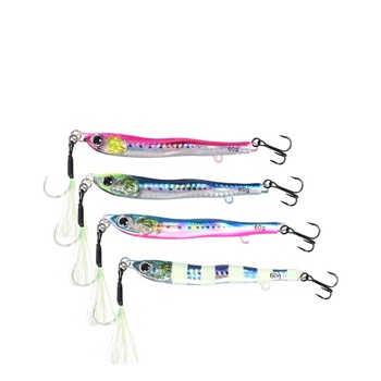 S-Type Little Jack Shore Lead Metal Jig Lure with Slow-Jerking Action for Saltwater Fish Sea & Boat Fishing Bait – Metal Jig – view 1