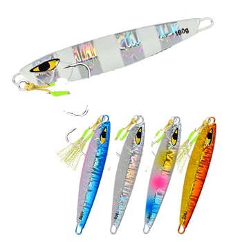 Hot-Selling New Arrival Laser 30g-100g Sea Fishing Mackerel Hairtail Long-Cast Artificial Hard Bait Metal Jig Lead Fish Stock – Metal Jig – view 1