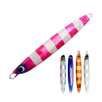 Cross-Border Hot-Selling Metal Jig Lure Sea & Boat Fishing Fast-Sinking Slow-Rolling Night-Glow Spanish Mackerel Bait Hooks – Metal Jig – view 1