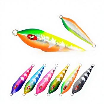 Road-Opening Style Sea Fishing Boat Lure Night-Glow Metal Jig Lead Bare Plate Fast-Sinking Bionic Boat-Shaped Bait Without Hooks – Metal Jig – view 1
