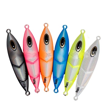 Night-Glow Speed-Sinking Metal Jig Artificial Hard Bait 80g-250g Sea Fishing Boat Deep-Sea Fishing Lure for Saltwater Fish – Metal Jig – view 1