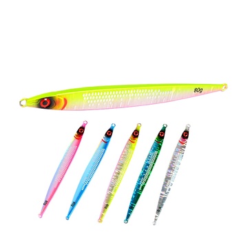 Cross-Border Hot-Selling Fish-Scale Metal Jig Artificial Hard Bait for Sea & Boat Fishing Slow-Shake & Fast-Pull Mackerel – Metal Jig – view 1