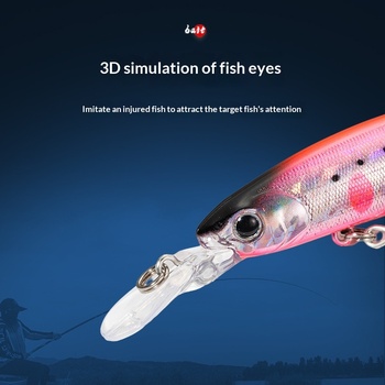 3D Spray Lure Full-Water-Column Vib ABS Artificial Hard Bait 112mm/10g Whole-Body Fish Scales Laser Reflective Without Hooks – Hard Lure – view 1