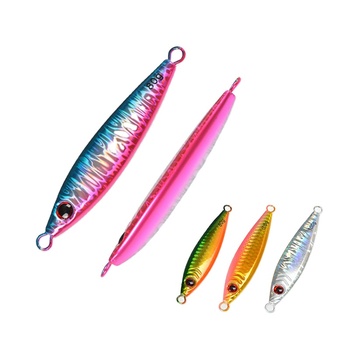 60g 80g 100g Artificial Hard Bait Metal Jig Lure Shore Casting Boat Fishing Nearshore Slow Shake No Hooks for Sea Bass – Metal Jig – view 1