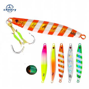 CHEERY Hot-Selling 30g-80g Lead Artificial Hard Bait Lure for Boat Sea Fishing Long-Distance Casting Targeting Spanish Mackerel – Hard Lure – view 1