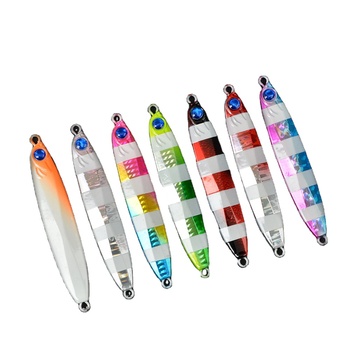 Sea Fishing Boat Casting Metal Jig Lure 80g 100g Fast Retrieve Bare Blade Spanish Mackerel Long-Range Lead Fish Artificial Bait – Metal Jig – view 1