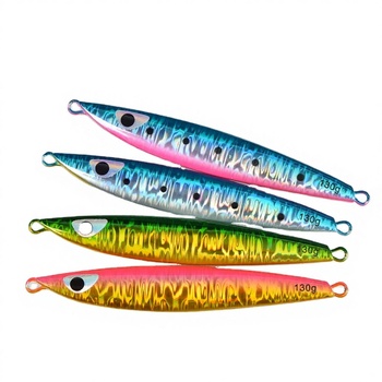Glow-in-the-Dark Slow-Rolling Artificial Hard Bait Jig 130g 160g Fast-Sinking Sea Fishing Laser Lead Fish Nearshore Boat Fishing – Metal Jig – view 1