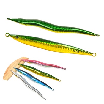 Boat Fishing Night-Luminous Quick-Pull Sinking Metal Jig 130g 160g 180g Slow-Roll Artificial Hard Bait Lure – Metal Jig – view 1