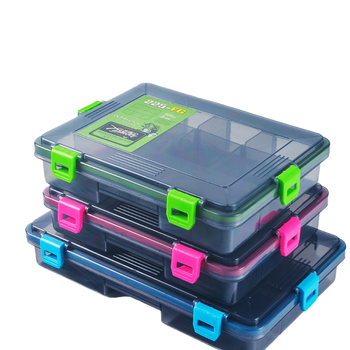 New KUISHEN 4-Color Rigid PP Fishing Tackle Box with Compartments 20L Capacity for Fish Lure Bait Hooks Lake Fishing Accessories – Hooks – view 1