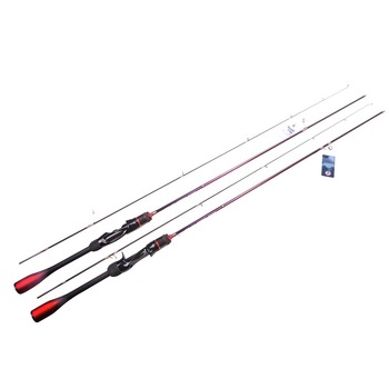 Fuji Guide Ring Full Carbon Ultra-Light Hard Action Baitcasting Rod with Solid Carbon Tip for Rivers and Streams-Weihai Factory – Hard Lure – view 1