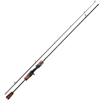 For Mandarinfish Spinning Rod Solid Wood Grip Carbon Tip Straight/Gun Handle Fast Action Lake Fishing – Rod – view 1
