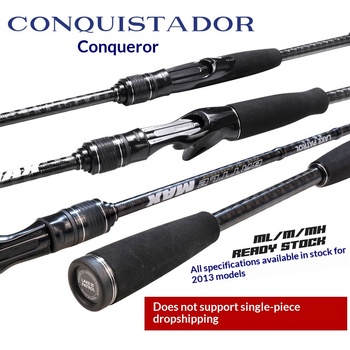 Offline Cross-Border Exclusive Universal Long-Cast Hard Action Lure Fishing Rod for Rivers Streams Slant-Eye Fish Black Fish – Hard Lure – view 1