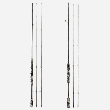 Camouflage Handle Double Tip M/MH Universal Freshwater Lake Spinning Lure Fishing Rod Carbon Fiber Stock Wholesale – Rod – view 1