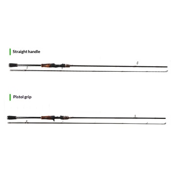 Solid Wood Handle Full Size Universal Luya Rod Carbon Fiber Lure Fishing Rod ML Hard Action Road Sliding Spot Wholesale – Hard Lure – view 1