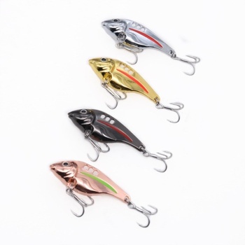 Espressif Lure Dolphin VIB Zinc Alloy Full-Water-Column Bass Bait with Hooks – Hooks – view 1