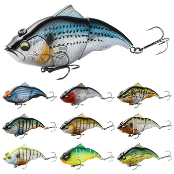 Cross-border for Stainless Steel Multi-section Fish 2-section Bionic Bait Luya Floating Water Sink Far Cast Mino – Lure – view 1