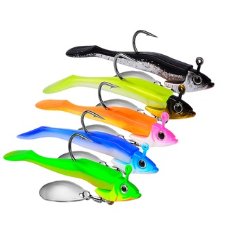 Wholesale High Carbon Steel 7.5g 10.5g 15g Jig Heads Fishing Swimbait Spinner Bass Hooks – Soft Lure – view 1
