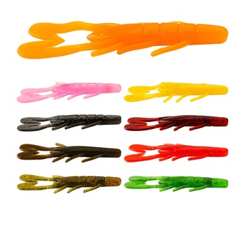 New Bionic Soft Shrimp 9cm/5.5g Artificial Bottom Bait Fishing Lure for Saltwater Fish & Salmon – Soft Lure – view 1