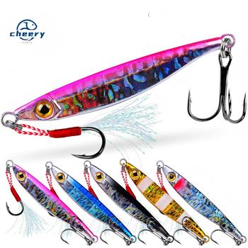 Cheery Shore Cast Fishing Lure Slow Shaking DUO Jigbait 15g Artificial Lead Jig Bait for Saltwater Fish & Bass – Metal Jig – view 1