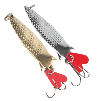 6cm 7g7.7cm 12g Bass Jigging Salmon & Trout Spinner Wobbler Metal Fishing Lure Spoon for River Use – Metal Jig – view 1