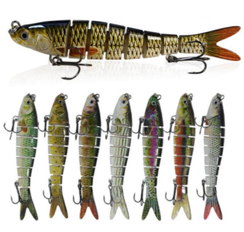 Sinking Multi-Jointed Minnow Lure Set Multi-Segment Swim Long Cast Beginner Bait for Bass Topmouth Culter – Minnow – view 1