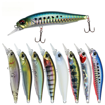 Suspending Sinking Minnow Lure, 77mm/8.4g Long Cast Saltwater Bionic Fake Bait for Bass Topmouth Culter – Minnow – view 1