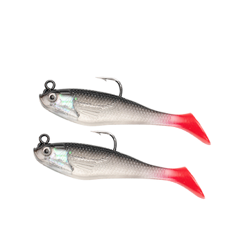 8cm 9g Single Hook Lead Jig T-Tail Soft Fish Lure, Full Water Layer Freshwater Saltwater New Lead Soft Bait – Soft Lure – view 1