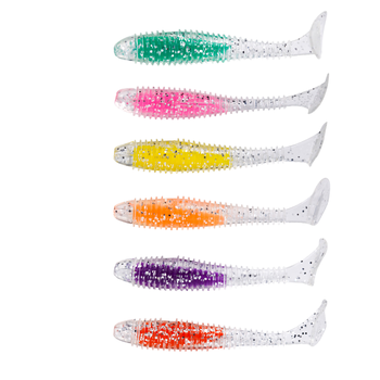 Wholesale T-Tail Lead Fish Lure Boxed, 9.5cm 20g Long Cast Glow-in-the-Dark Fishing Lure, JIG Lead Head T-Tail Soft Bait – Soft Lure – view 1