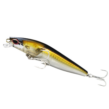 Kuanglin Stainless Steel Mino Long Cast Luya Bait Dead Fly System Sea Bass Cocked Beak Bambos Luya Hard Bait Floating Water – Hard Lure – view 1