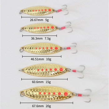 Fish Scale Leech Luya Sequin Far-cast Zinc Alloy Artificial Hard Bait Freshwater Black Pit Bass – Hard Lure – view 1