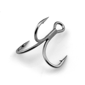 [12 Pieces] Lexin Sai Ke Triple-Strengthened Anti-Rust Anti-Corrosion Treble Hooks Model GZ005 Seker 6066 for Wholesale – Hooks – view 1